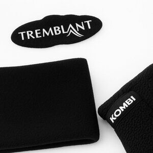 Tremblant Black Fleece Neck Warmer by Kombi
